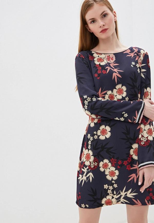 Платье  - синий цвет