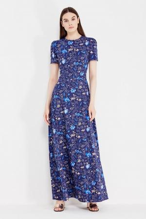 Платье  - синий цвет