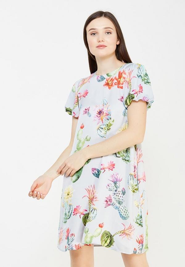 Платье  - голубой цвет