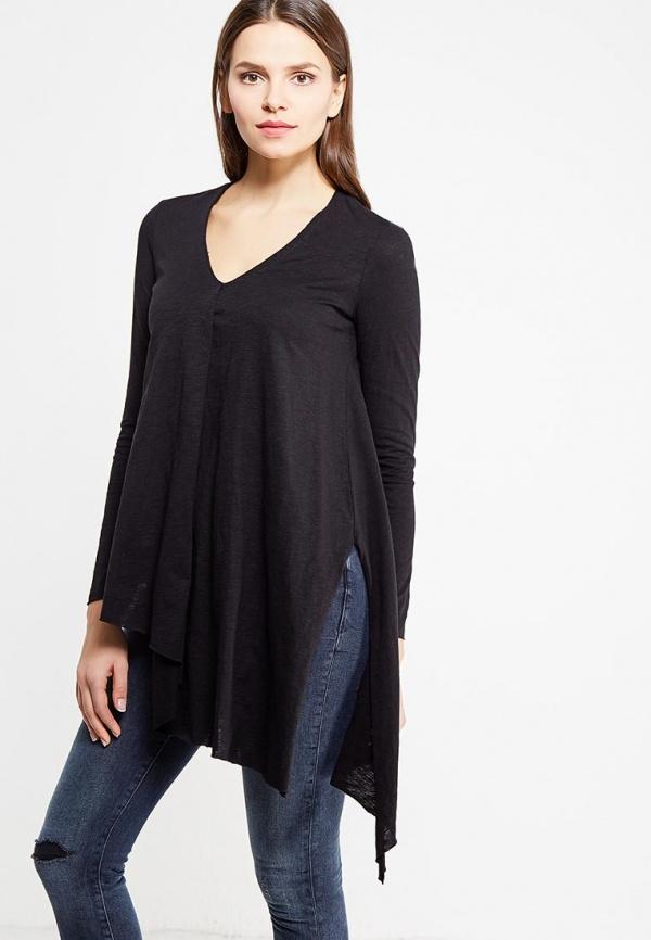 Лонгслив  - черный цвет