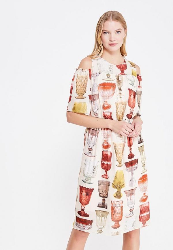 Платье  - бежевый цвет