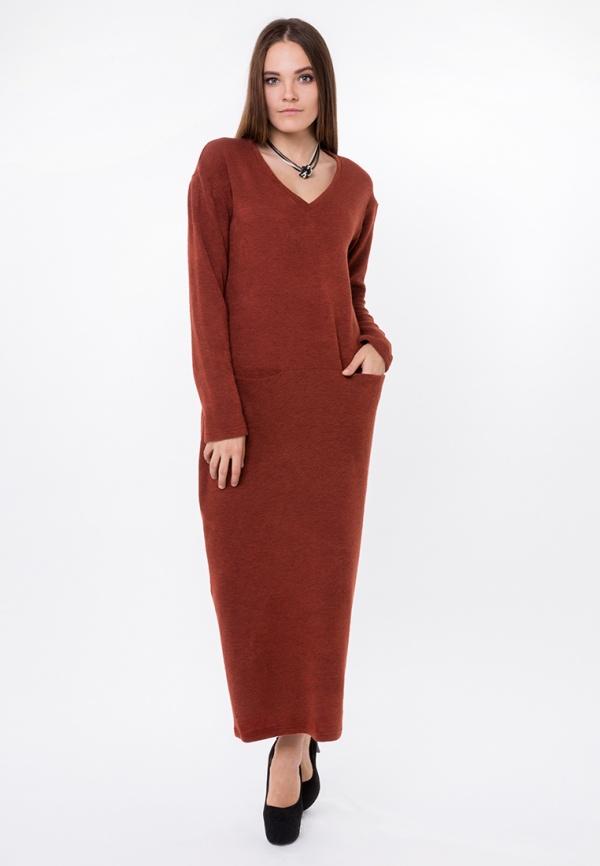 Платье  - оранжевый цвет