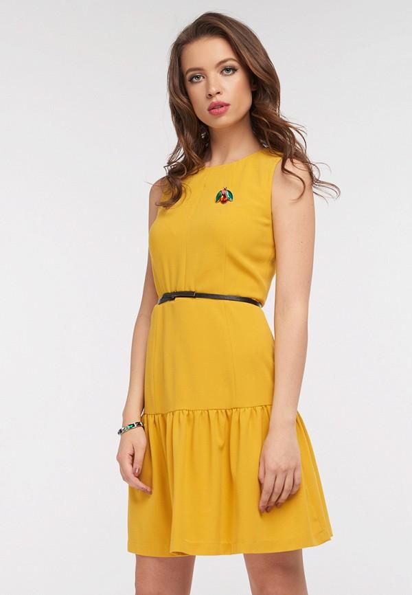 Платье  - желтый цвет
