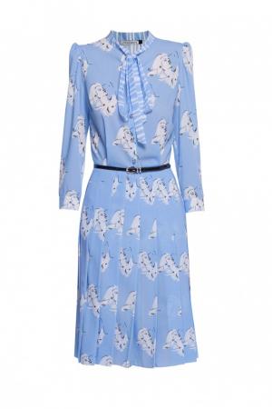 Платье  - голубой цвет