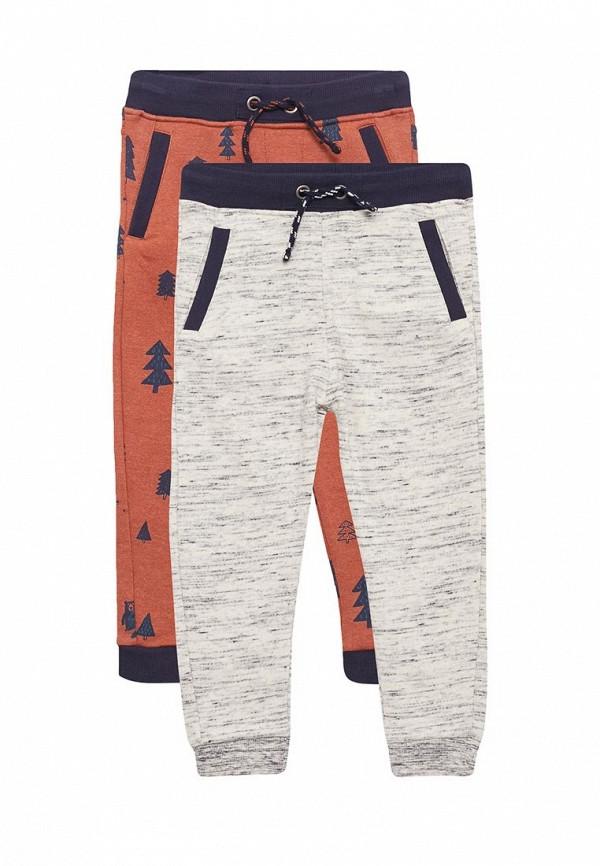 Спортивные брюки  - коричневый, серебряный цвет