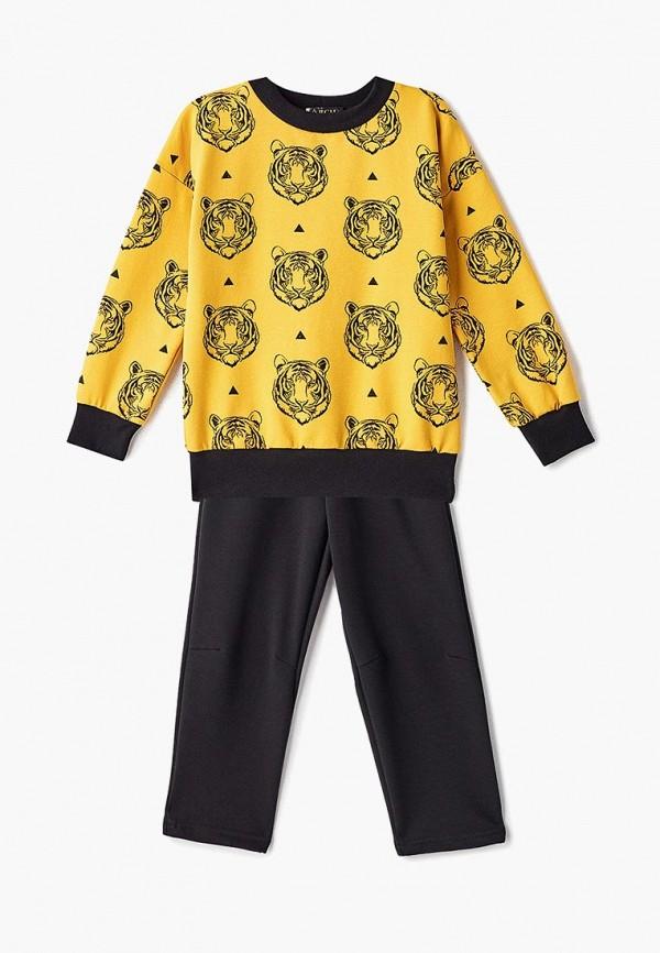 Спортивный костюм  - желтый, черный цвет