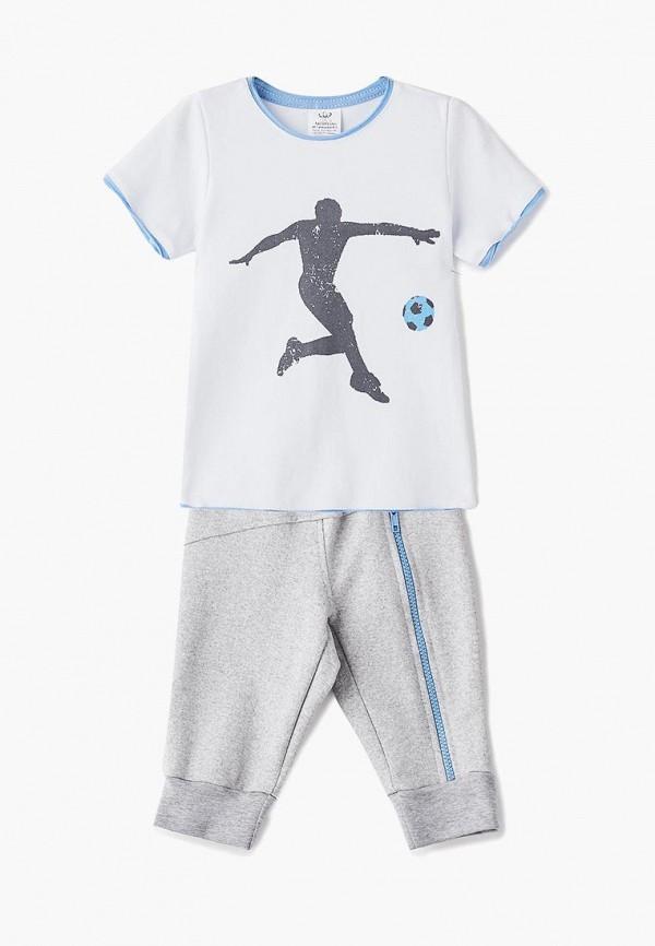 Спортивный костюм  - белый, серый цвет