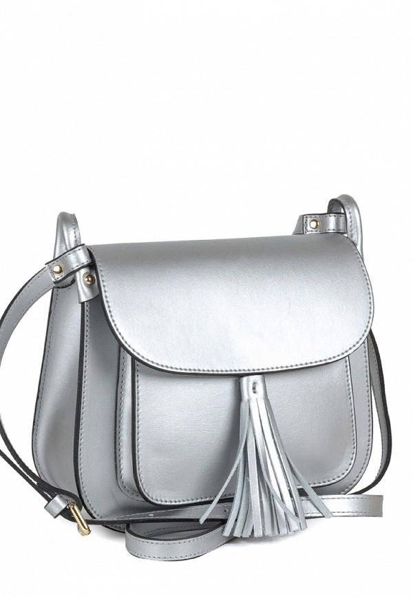 Сумка через плечо  - серебряный цвет