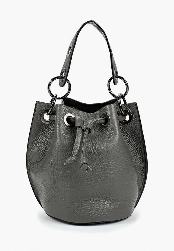 Сумка через плечо  - серый цвет