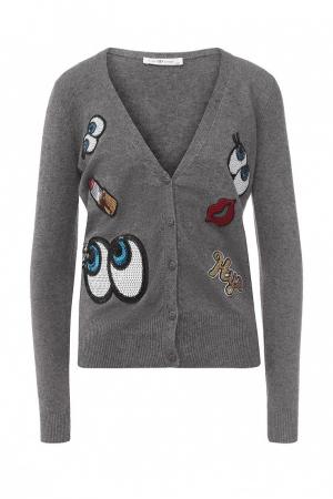 Кардиган  - серый цвет