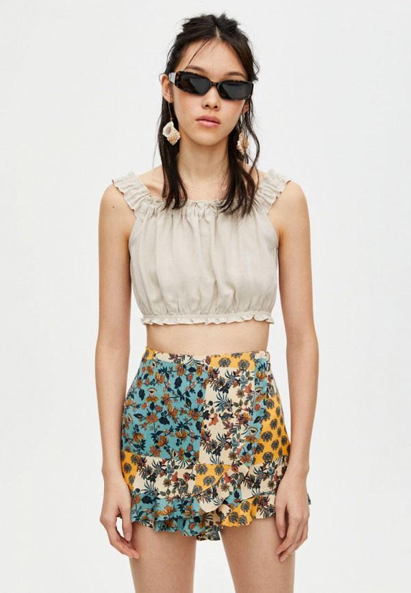 Топ Pull&Bear Pull&Bear IX001XW0083R Топ Pull&Bear