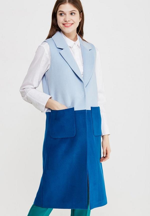 Жилет  - синий цвет