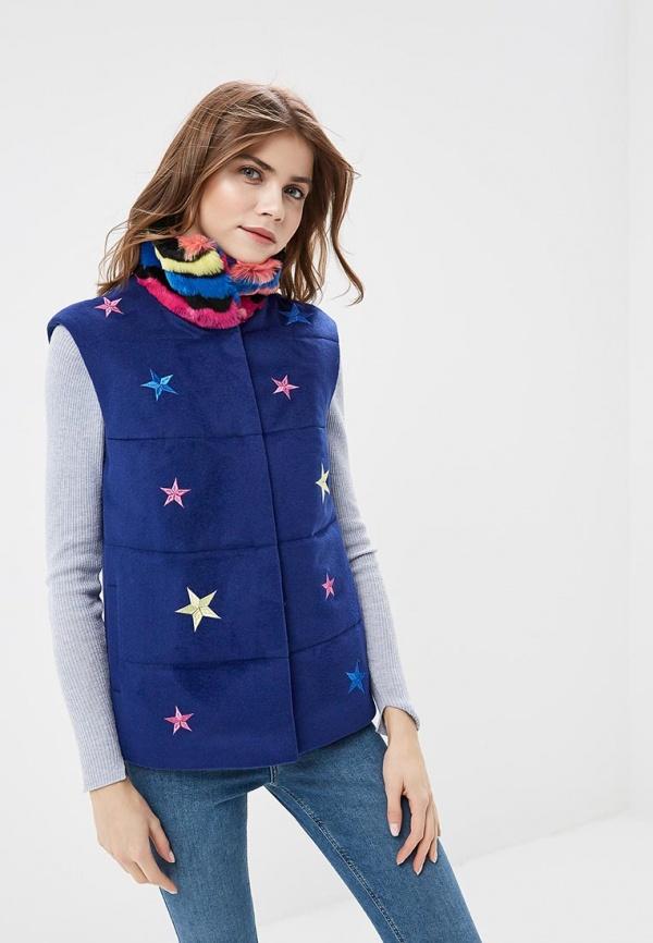 Жилет  - синий цвет