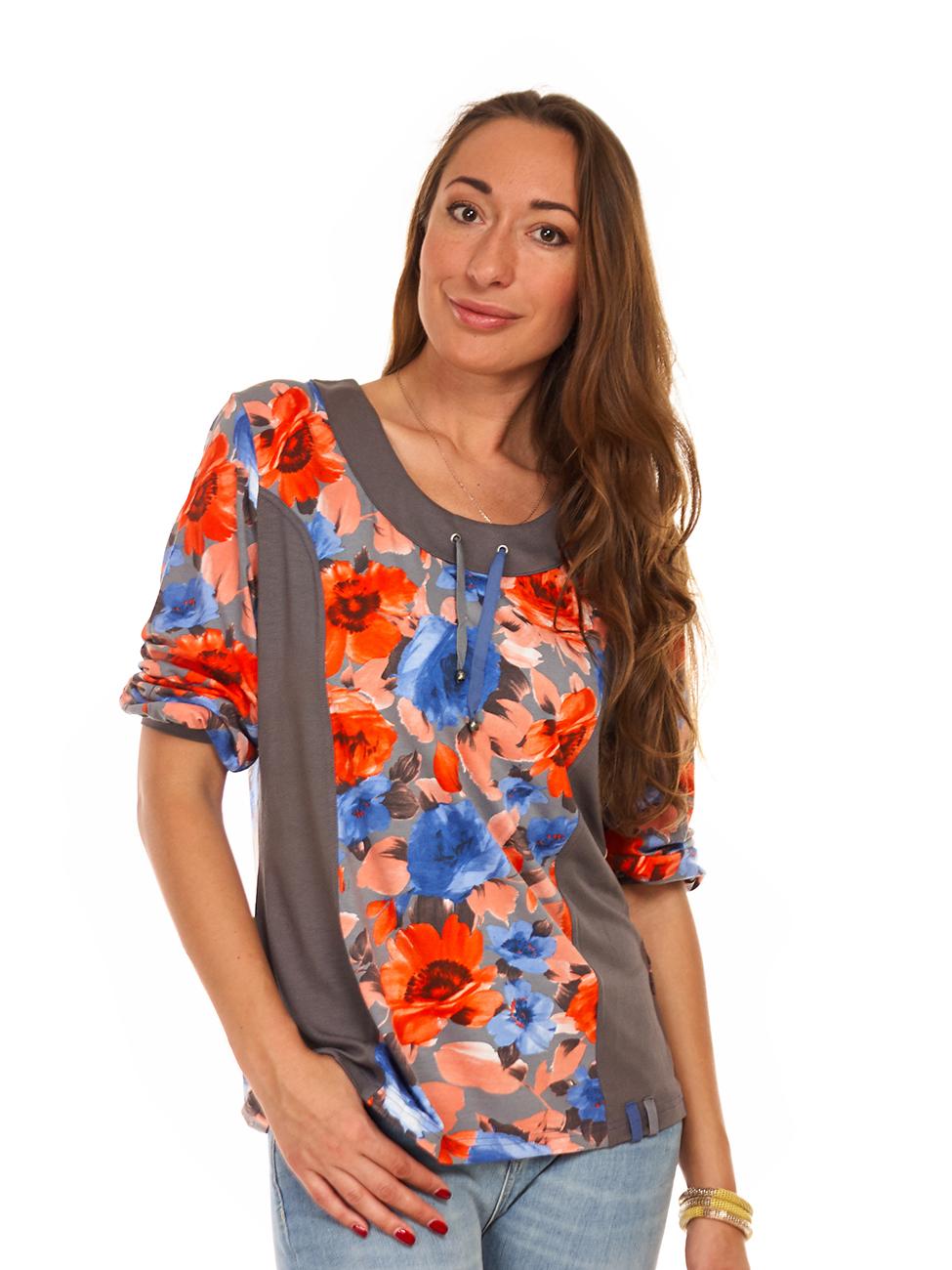 Блуза  - Голубой цвет