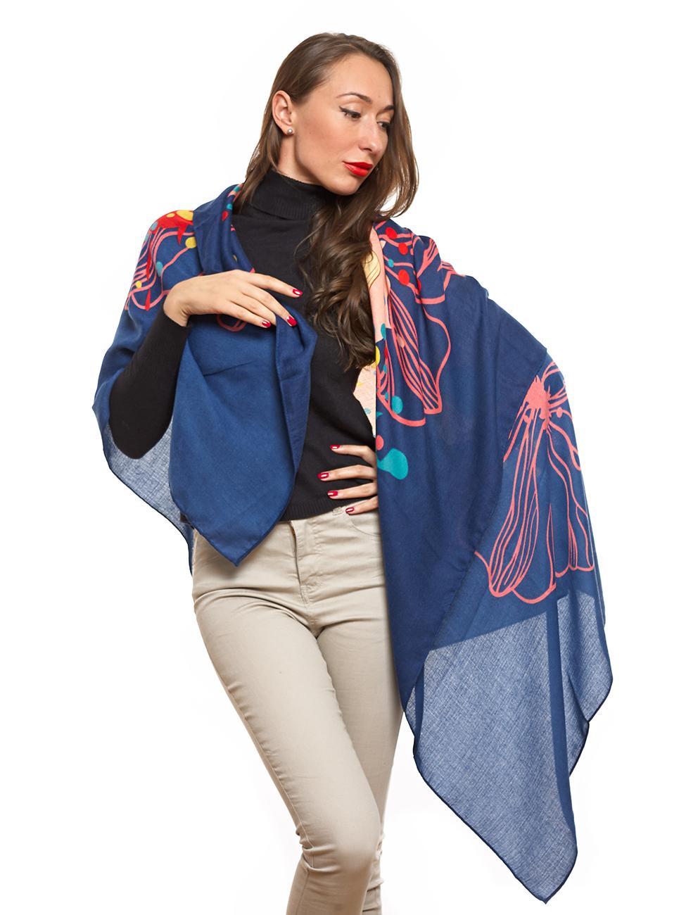 Платок  - Серый цвет