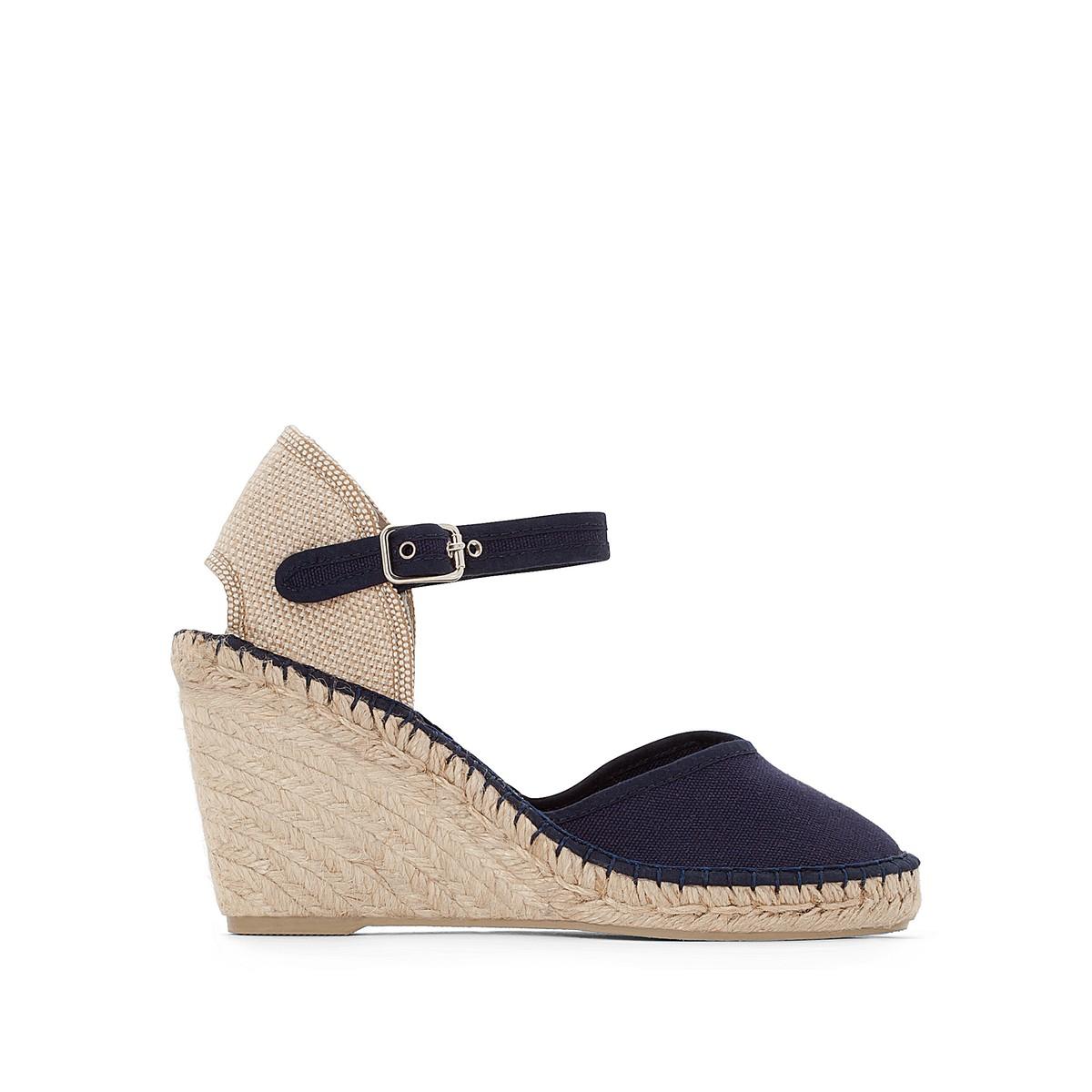 Босоножки  - синий морской цвет