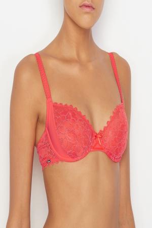 Бюстгальтер  - красный мак цвет