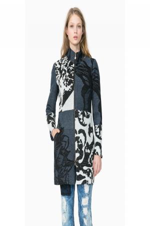 Пальто длинное с рисунком, Abrig Meredith  Пальто DESIGUAL