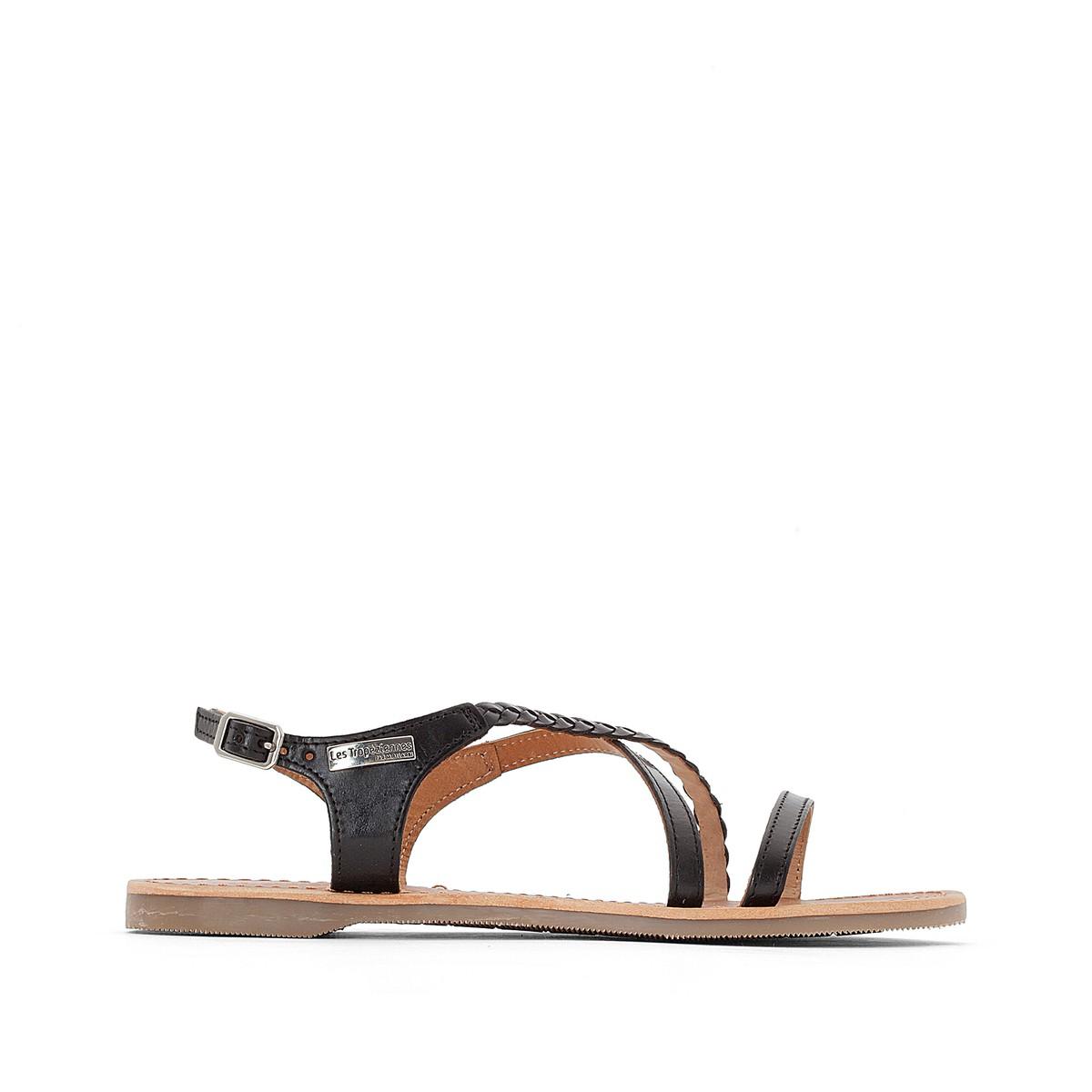 Сандалии  - золотистый,черный цвет