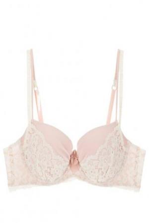 Бюстгальтер на косточках  - розовый цвет
