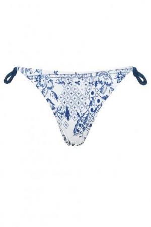 Плавки женские  - белый,синий цвет