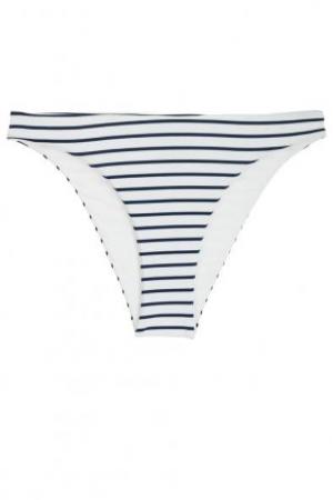 Плавки женские  - белый,полоска,синий цвет