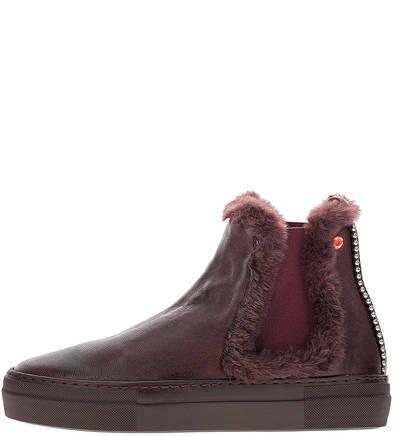 Полусапоги  - бордовый цвет