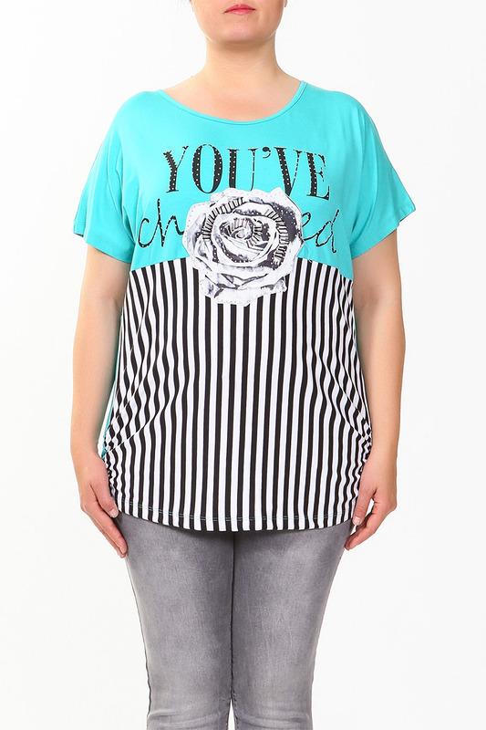 Блузка  - Бирюзовый цвет