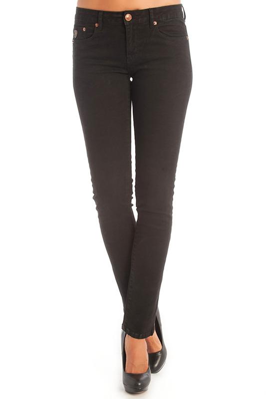 Джинсы  - Черный цвет