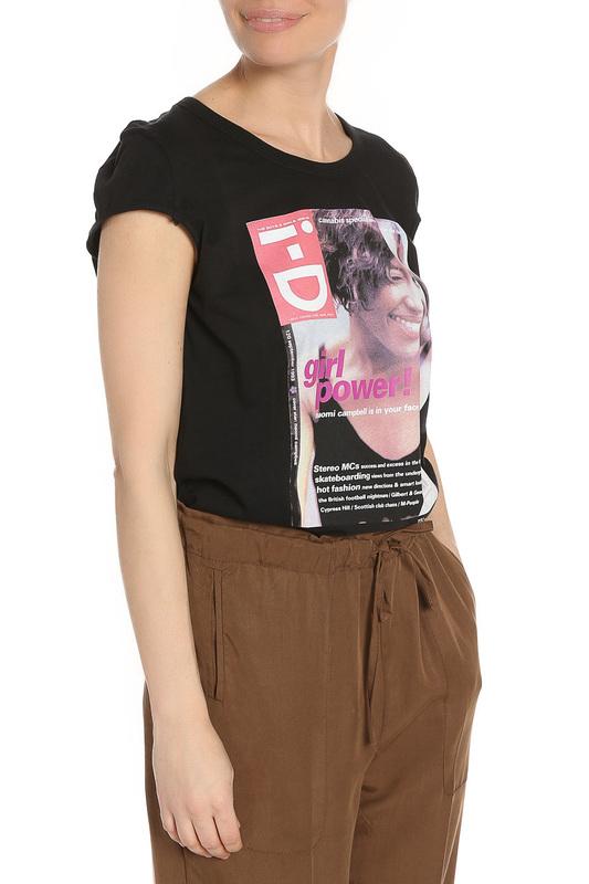 Футболка  - Черный цвет