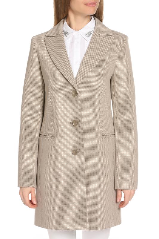 Пальто и плащи  - Бежево-белый цвет