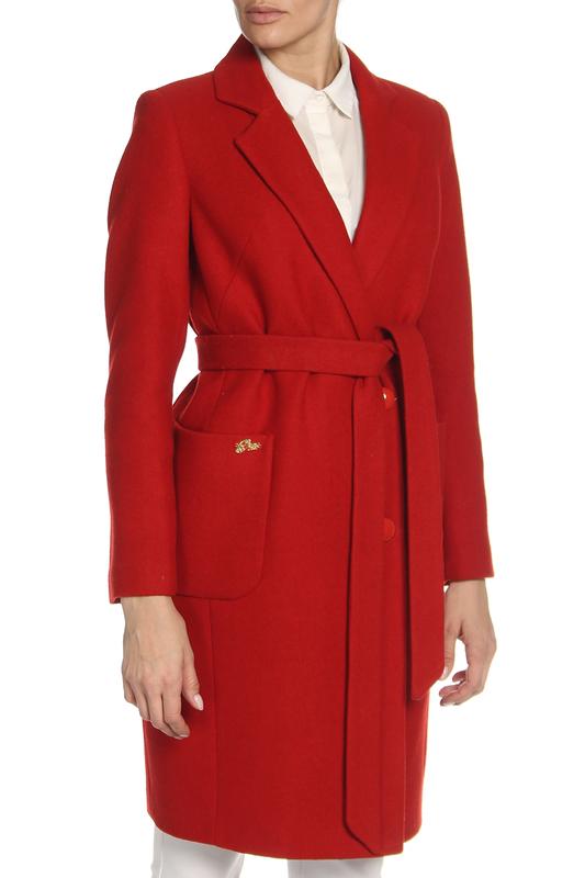 Пальто  - Бордовый цвет