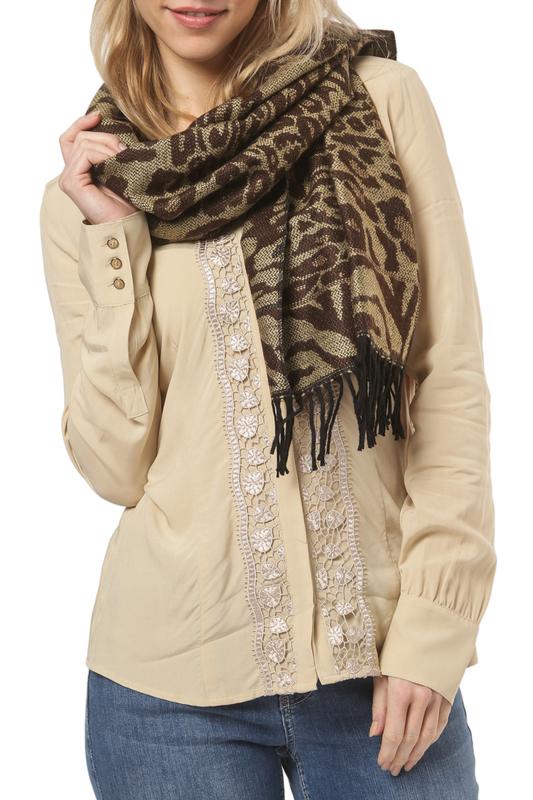 Палантин  - Коричневый цвет