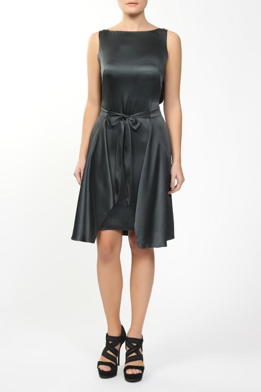 Платье  - Серо-зеленый цвет