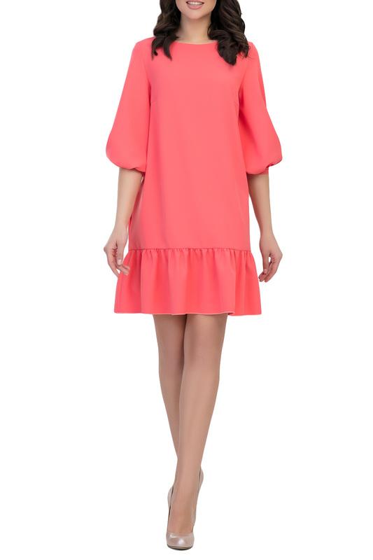 Платье  - Коралловый цвет