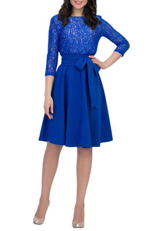 Платье  - Электрик цвет