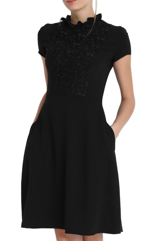 Платье  - Черный цвет