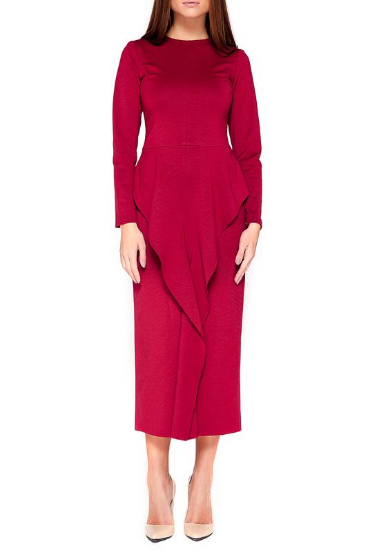 Платье  - Бордовый цвет