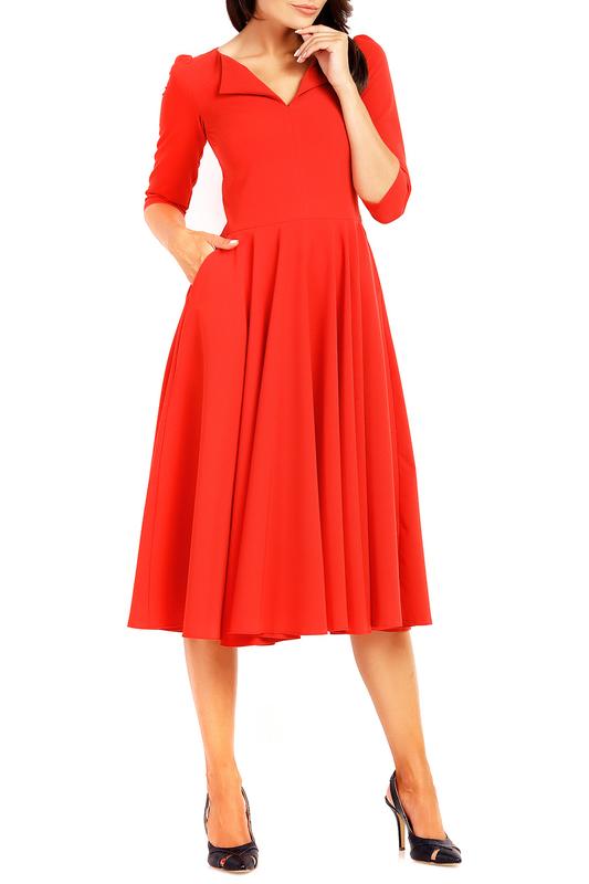 Платье  - Красный цвет