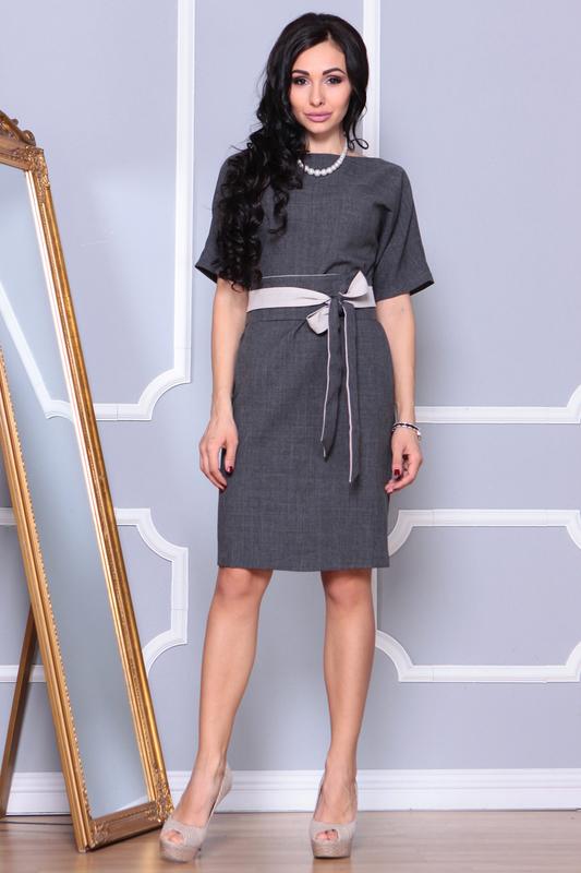 Классическое платье с поясом REBECCA TATTI Классическое платье с поясом Пояс REBECCA TATTI