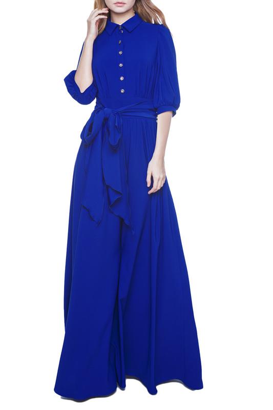 Платье-макси с поясом MARICHUELL Платье-макси с поясом Пояс MARICHUELL