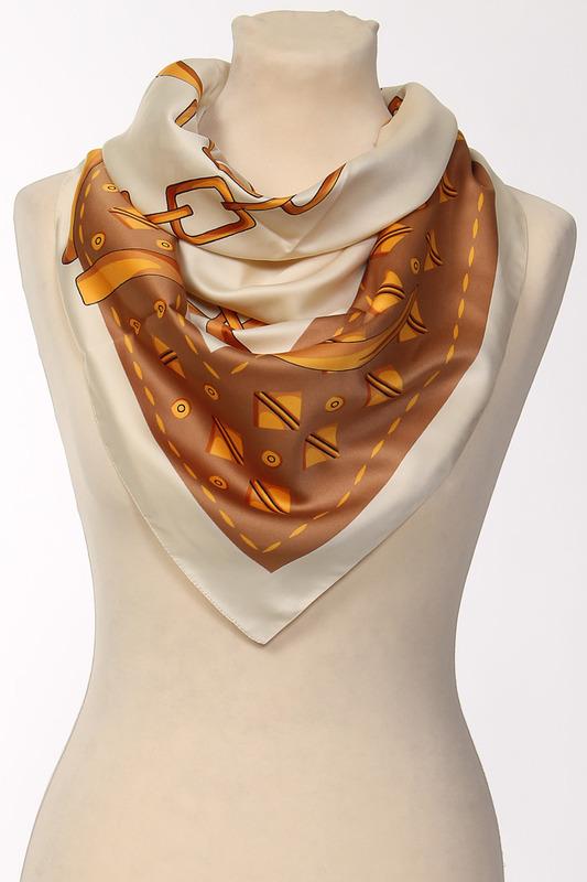 Платок  - Молочный, бежевый цвет