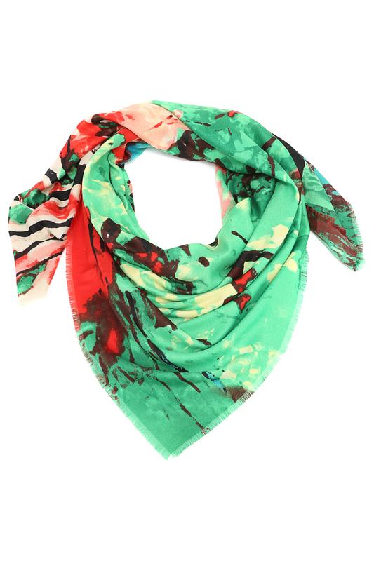 Платок  - Мультиколор цвет