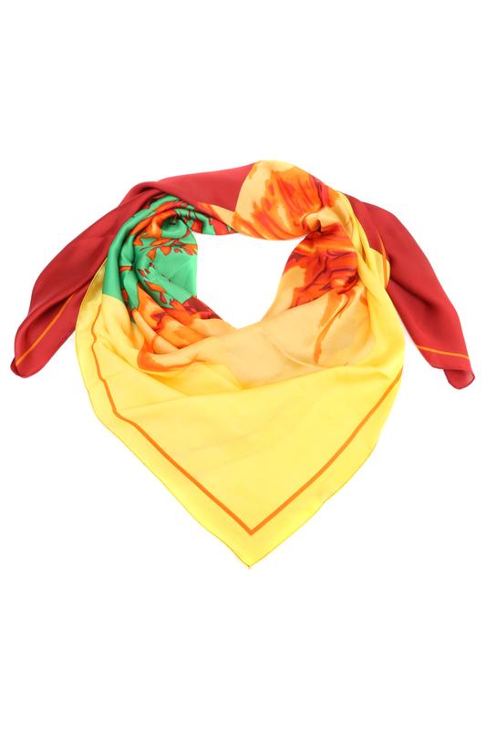 Платок  - Желтый, мультиколор цвет