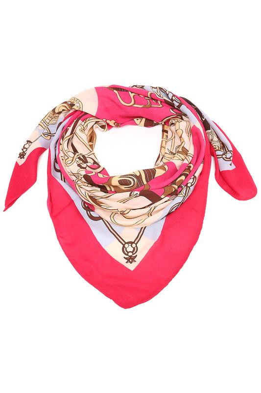 Платок  - Фуксия, мультиколор цвет