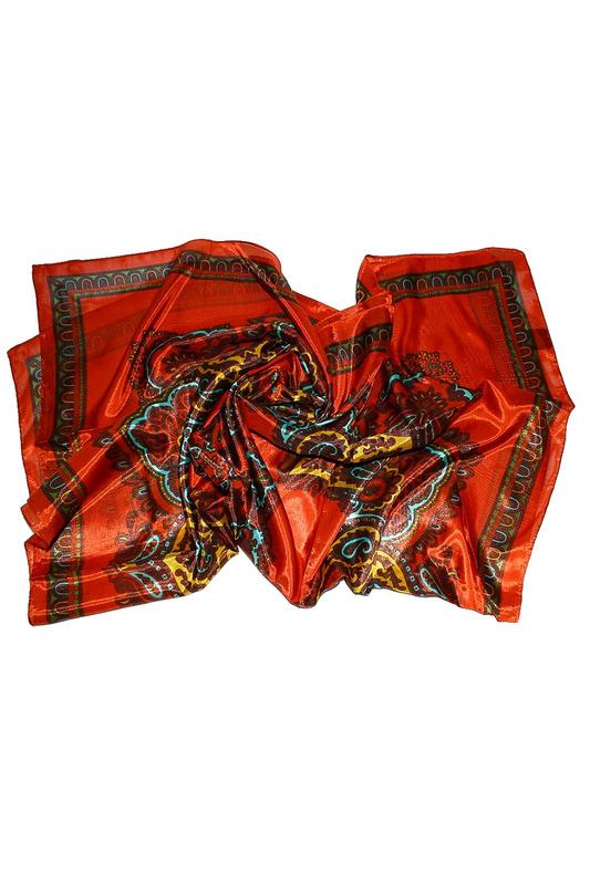 Платок  - Оранжевый цвет