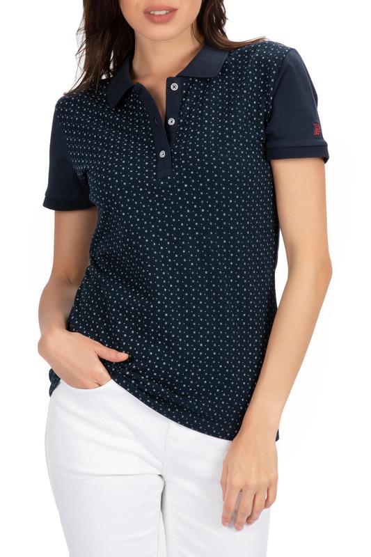 Поло  - Navy, white цвет