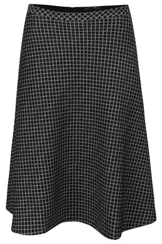 Юбка  - Black, White цвет