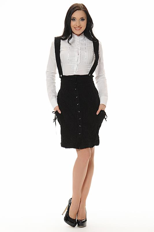 Юбка  - Черный цвет