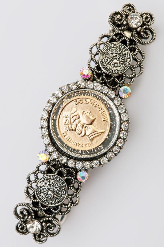 Заколка  - Серебряный цвет